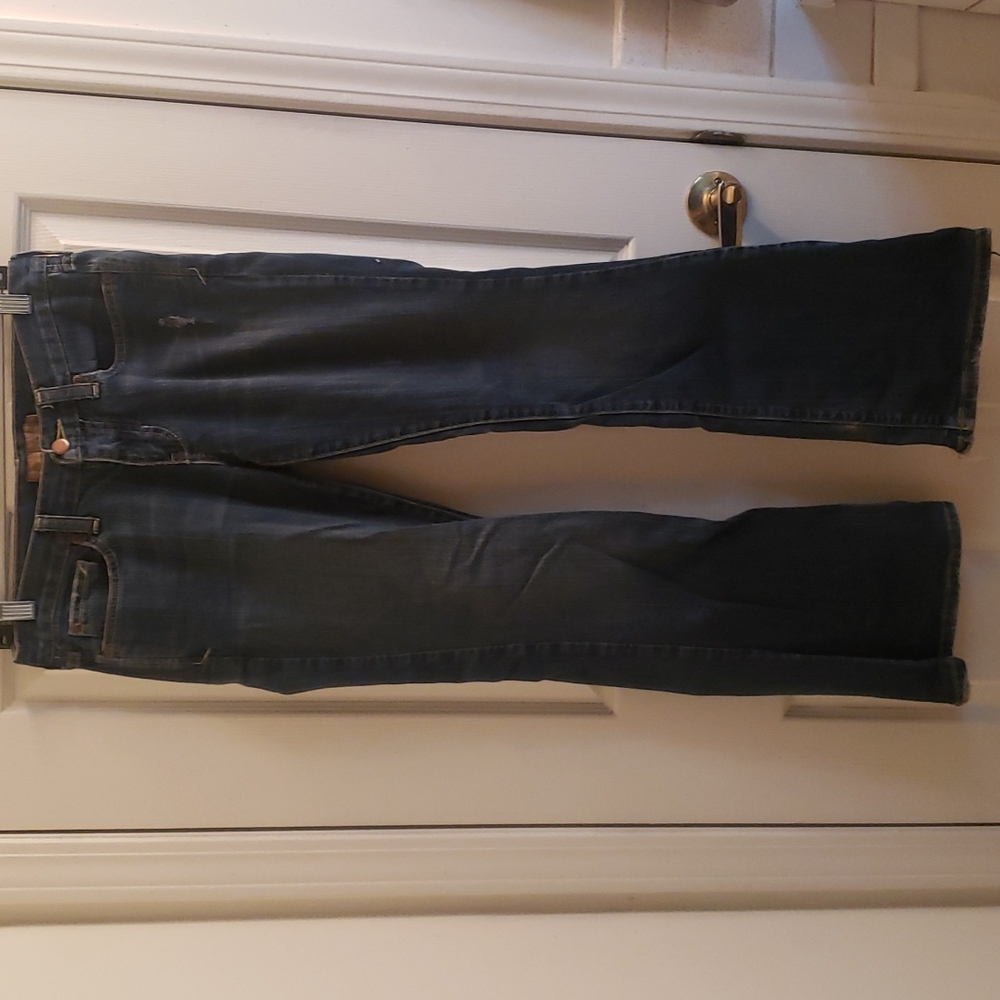Abercrombie & Fitch Flare Leg Low Rise Vintage Early 2000s Y2K Jeans Siz…